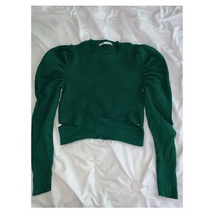 HP 🎉 Zara Crop Top Sweater - Large